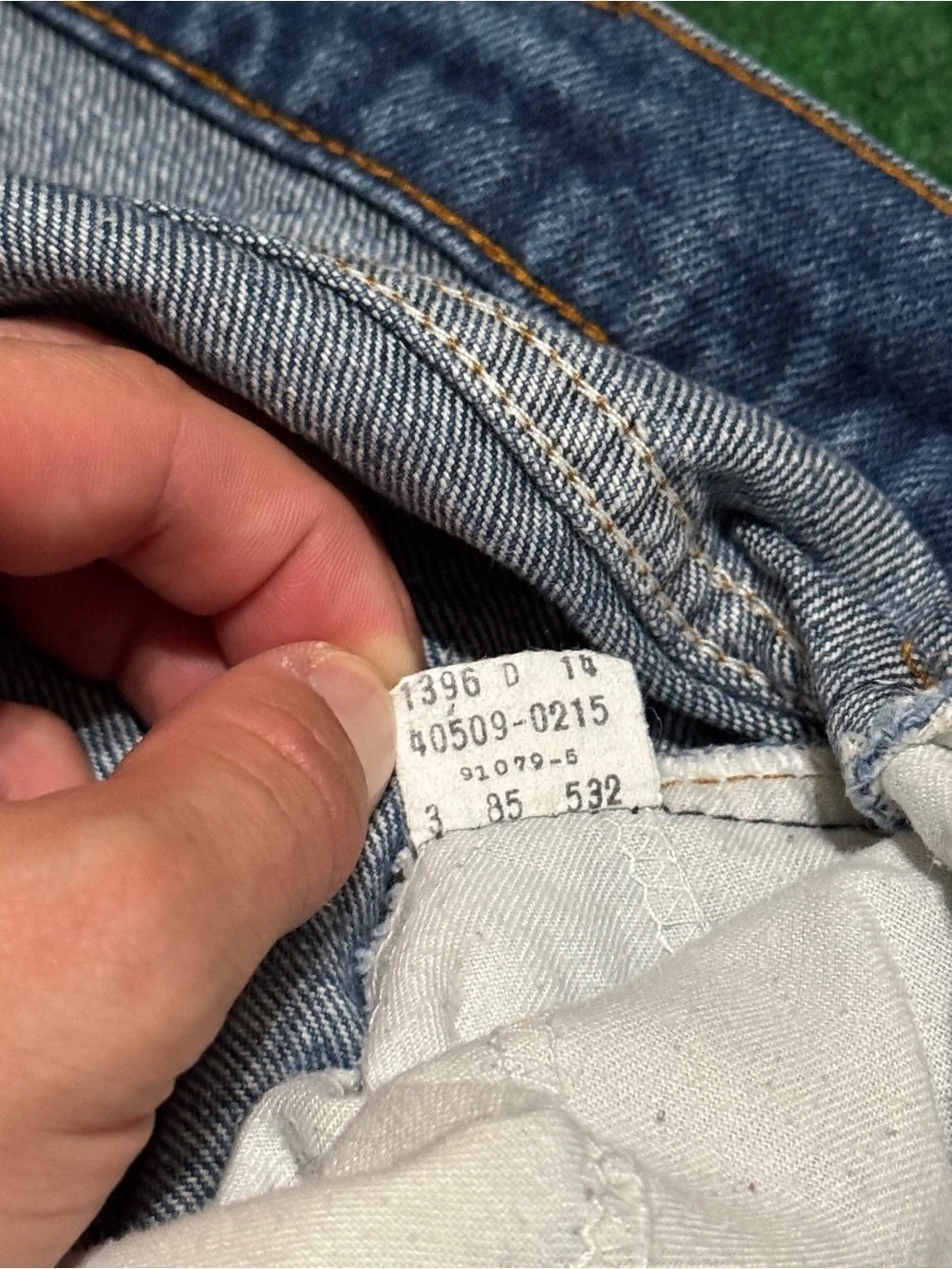 Vintage 70s Levi’s Jeans, Denim Pants Made in USA Orange Tab SF207 (34x30)